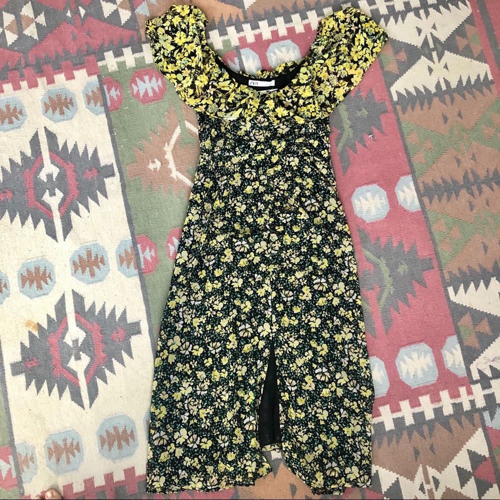 Zara Floral print dress-NWT